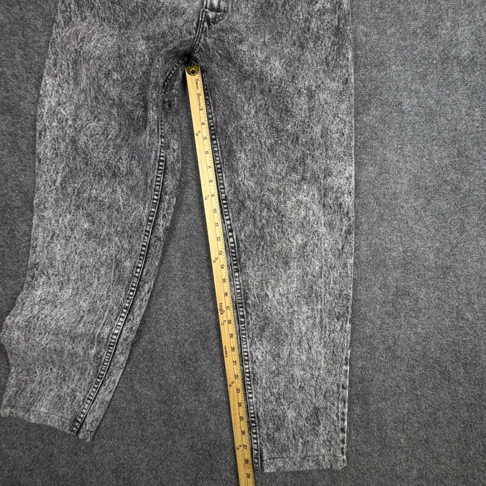Levi's 550 Jeans Mens 34x32 Black Acid Wash Relaxed Tapered Made in USA Vintage - Picture 7 of 8